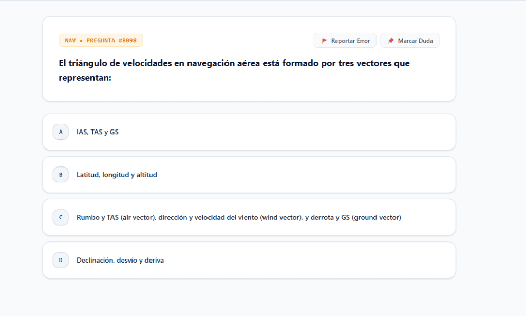 Vista previa del simulador de examen PPLEXAM